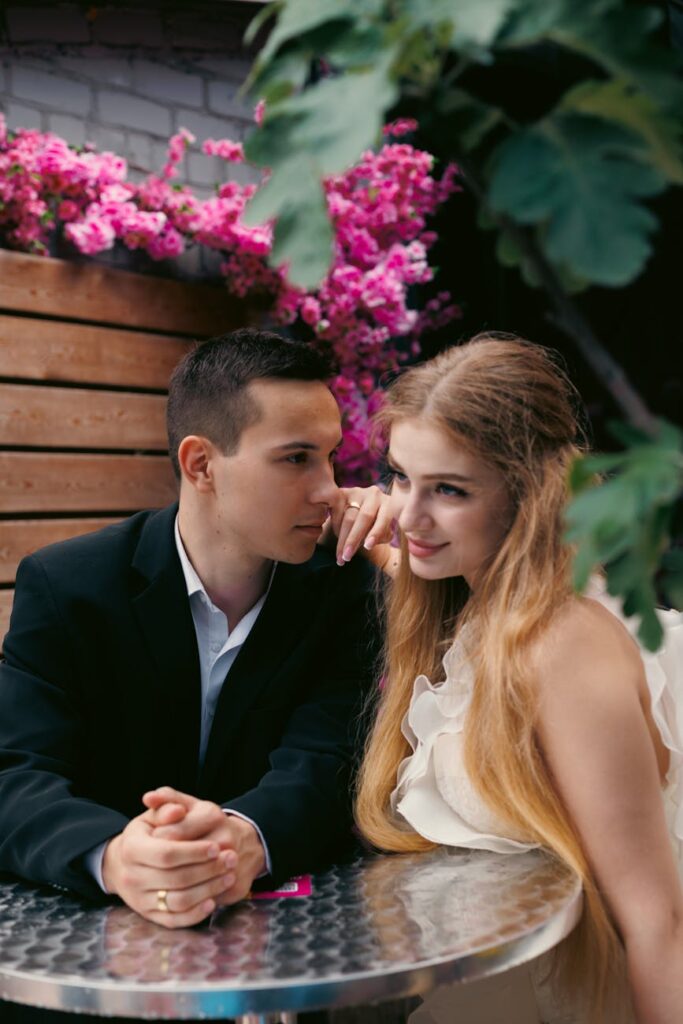 young couple in romantic outdoor setting → blogidmwebid pexels photo 33046897
